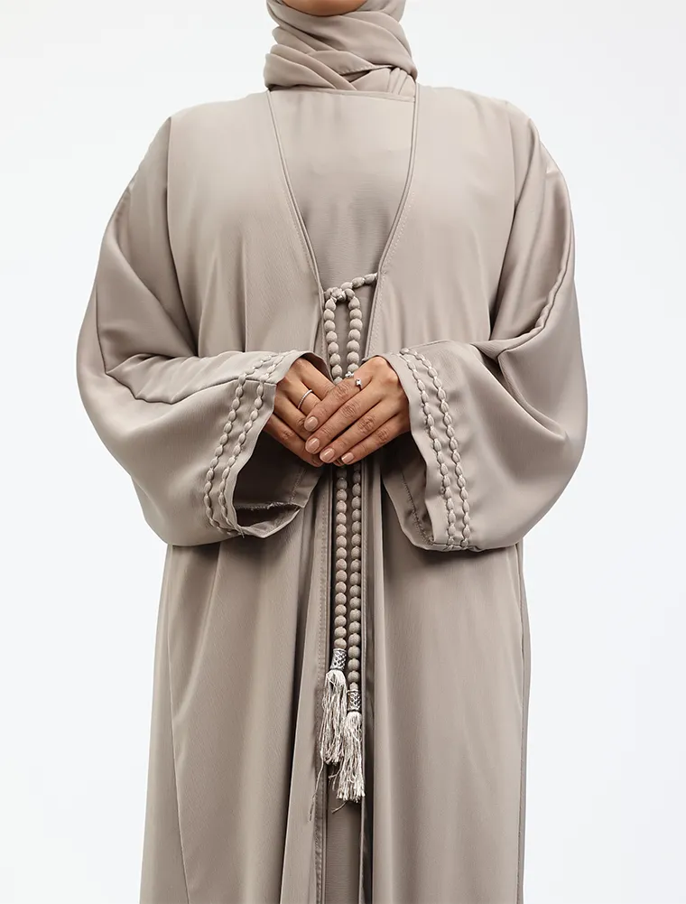Stone Naira Abaya 2 Peice